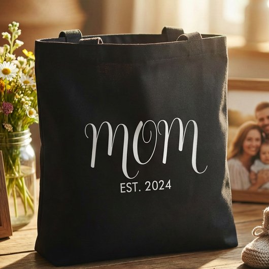 Mom Established New Mom Gift  Tasche