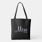 Mom Established New Mom Gift Tasche (Rückseite)