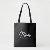 Mom Established New Mom Gift Tasche (Vorderseite)