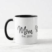 Mom Established New Mom Gift Tasse (Links)