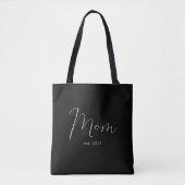 Mom Established New Mom Gift Tote Bag Tasche (Vorderseite)