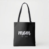 Mom Established New Mom Gift Tote Bag Tasche (Vorderseite)