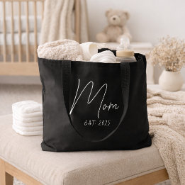 Mom Established New Mom Gift Tote Bag Tasche