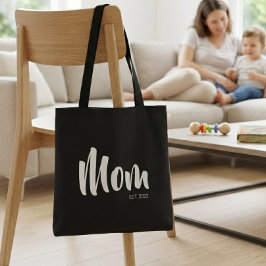 Mom Established New Mom Gift Tote Bag Tasche