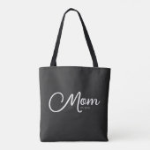 Mom Established New Mom Gift Tote Bag Tasche (Rückseite)