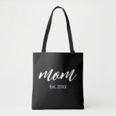Mom Established New Mom Script Gift Tasche (Vorderseite)