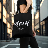 Mom Established New Mom Script Gift Tasche