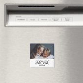 Mom Established Photo Mother's Day Gift Magnet (In Situ (Geschirrspüler))