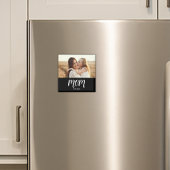 Mom Established Photo Mother's Day Magnet