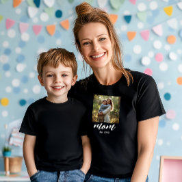 Mom Established Photo Mother's Day T-Shirt