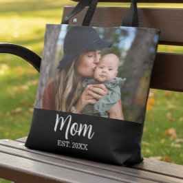 Mom Established Photo Mother's Day  Tasche