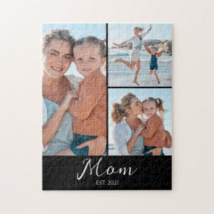 Mom Established Schwarz 3 Foto  Puzzle