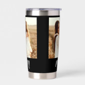 Mom Established Script Black 2 Photo Thermobecher (Links)