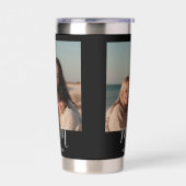 Mom Established Script Black 2 Photo Thermobecher (Links)