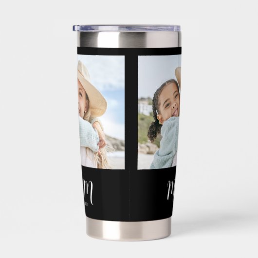 Mom Established Script Black 2 Photo Thermobecher (Rechts)