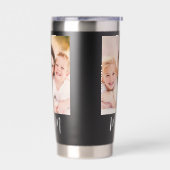 Mom Established Script Black 2 Photo Thermobecher (Links)