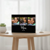Mom Established Script Black 3 Photo Acrylic Award Fotoblock