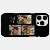 Mom Established Script Black 3 Photo Case-Mate iPhone Hülle (Rückseite (Horizontal))