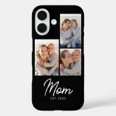 Mom Established Script Black 3 Photo Case-Mate iPhone Hülle (Rückseite)