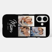 Mom Established Script Black 3 Photo Case-Mate iPhone Hülle (Rückseite (Horizontal))