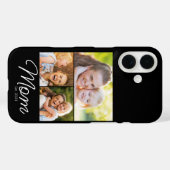 Mom Established Script Black 3 Photo Case-Mate iPhone Hülle (Rückseite (Horizontal))