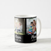 Mom Established Script Black 3 Photo Kaffeetasse (VorderseiteRechts)