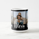 Mom Established Script Black 3 Photo Kaffeetasse (Mittel)
