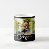 Mom Established Script Black 3 Photo Kaffeetasse (Mittel)