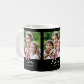 Mom Established Script Black 3 Photo  Kaffeetasse (Vorderseite Links)