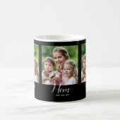 Mom Established Script Black 3 Photo  Kaffeetasse (Mittel)