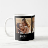 Mom Established Script Black 3 Photo Kaffeetasse (Links)