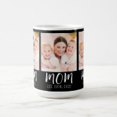 Mom Established Script Black 3 Photo  Kaffeetasse (Mittel)