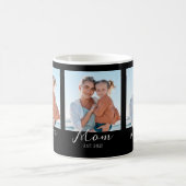 Mom Established Script Black 3 Photo  Kaffeetasse (Mittel)