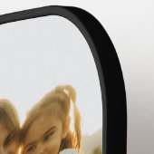 Mom Established Script Black 3 Photo Pickleball Schläger (Linke Seite)