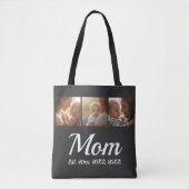 Mom Established Script Black 3 Photo  Tasche (Vorderseite)