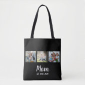Mom Established Script Black 3 Photo Tasche (Vorderseite)