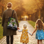 Mom Established Script Black 3 Photo Tasche