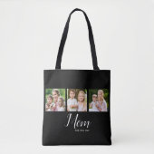 Mom Established Script Black 3 Photo Tasche (Vorderseite)