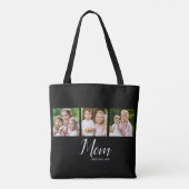 Mom Established Script Black 3 Photo Tasche (Rückseite)