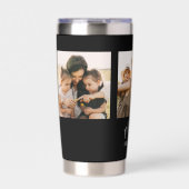 Mom Established Script Black 3 Photo Thermobecher (Vorderseite)