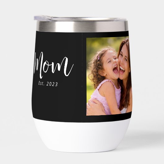 Mom Established Script Black Photo (Rechts)