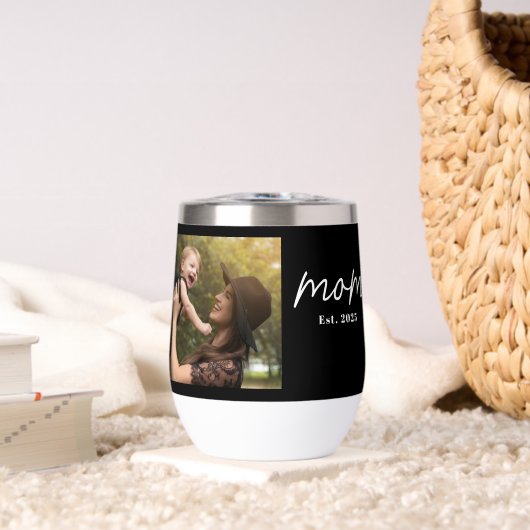 Mom Established Script Black Photo (Wohnzimmer (gedreht))