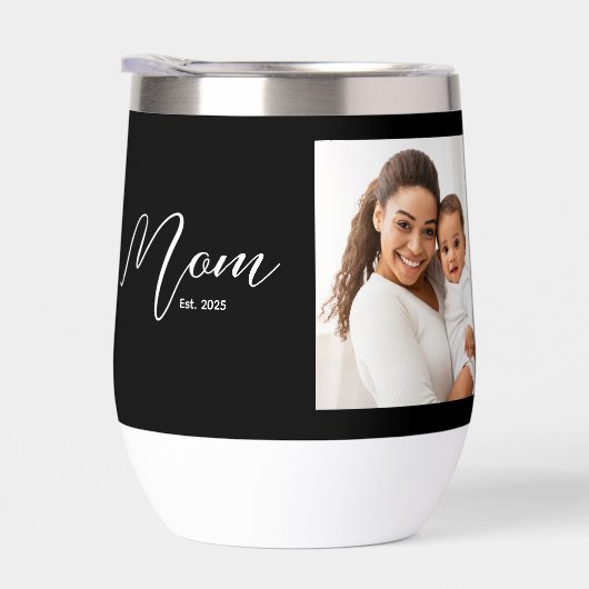 Mom Established Script Black Photo (Rechts)