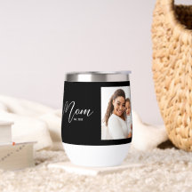 Mom Established Script Black Photo