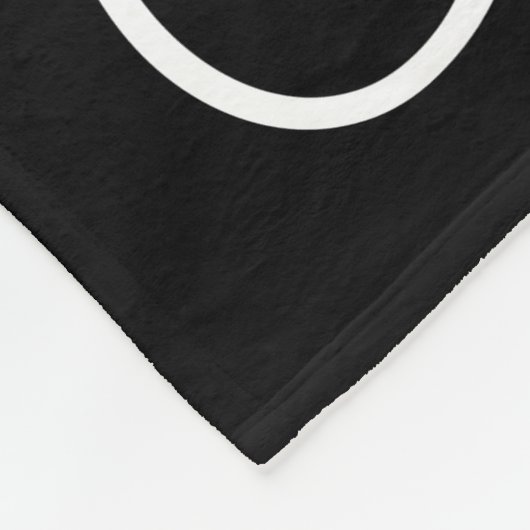 Mom Established Script Black Photo Fleecedecke (Ecke)