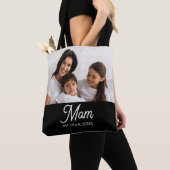 Mom Established Script Black Photo Tasche (Von Nahem)