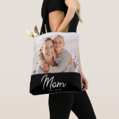 Mom Established Script Black Photo  Tasche (Von Nahem)