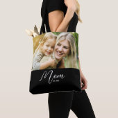 Mom Established Script Black Photo Tasche (Von Nahem)