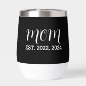 Mom Established Script Black Photo Thermal  (Rückseite)