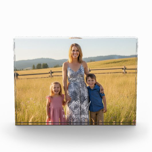 Mom Established Script Fotoblock (Vorderseite)